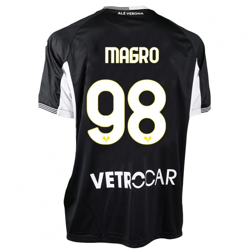 Danxen Dames Federico Magro #98 Zwart Wit Keepersshirt 2025/26 T-Shirt