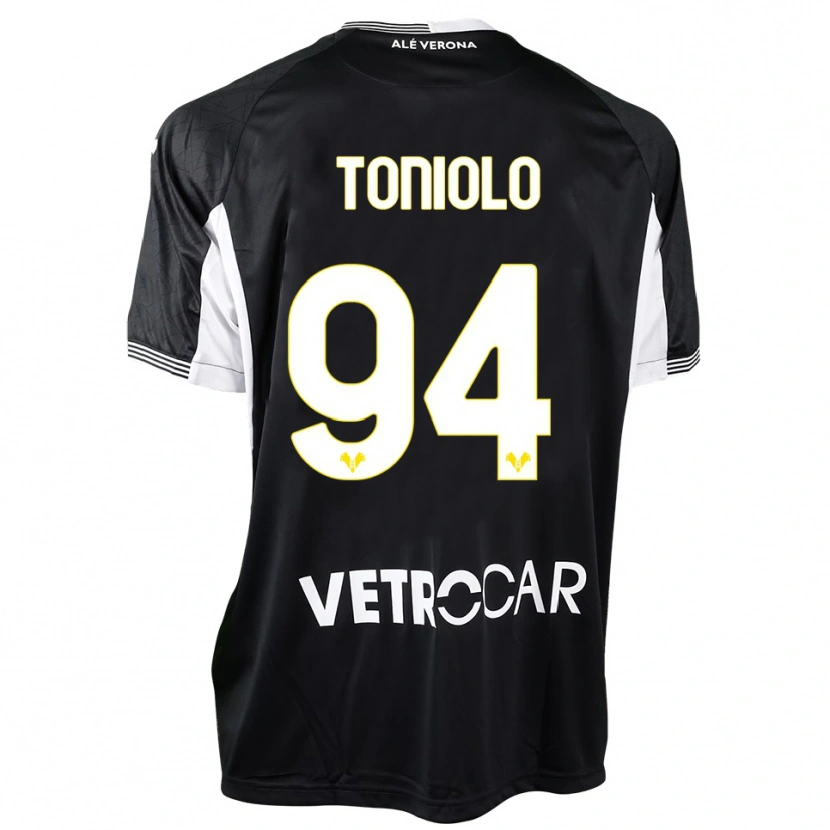 Danxen Dames Giacomo Toniolo #94 Zwart Wit Keepersshirt 2025/26 T-Shirt