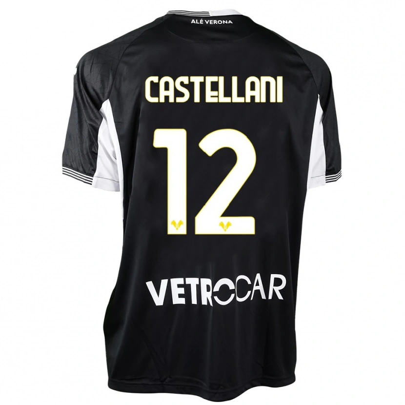 Danxen Dames Zeno Castellani #12 Zwart Wit Keepersshirt 2025/26 T-Shirt