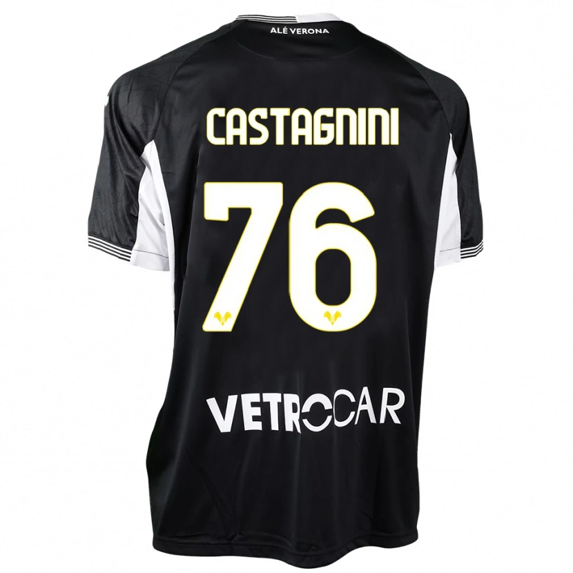 Danxen Dames Mirko Castagnini #76 Zwart Wit Keepersshirt 2025/26 T-Shirt