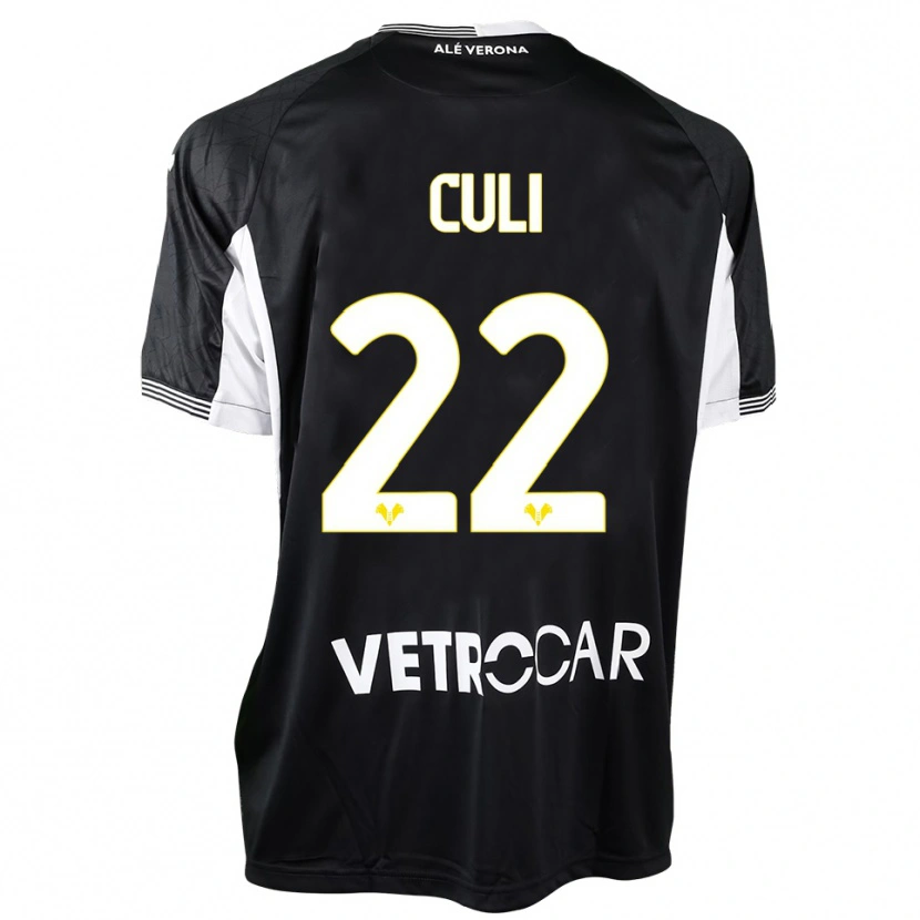 Danxen Dames Daniel Culi #22 Zwart Wit Keepersshirt 2025/26 T-Shirt