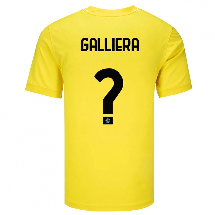 Danxen Dames Carlo Galliera #0 Licht Geel Zwart Keepersshirt 2025/26 T-Shirt