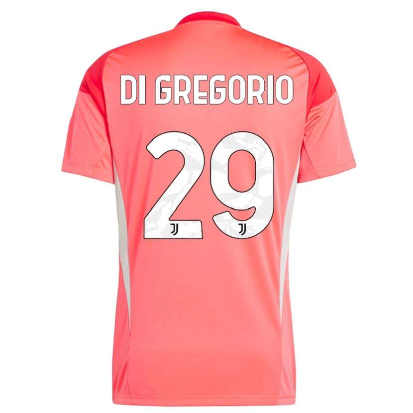 Danxen Dames Michele Di Gregorio #29 Rood Oranje Keepersshirt 2025/26 T-Shirt