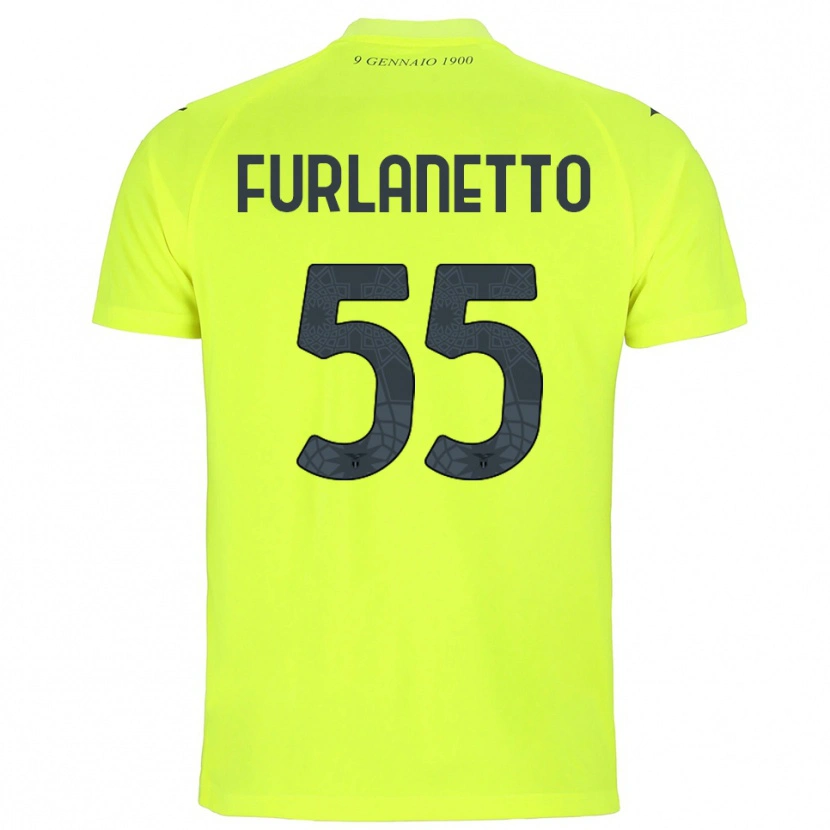 Danxen Dames Alessio Furlanetto #55 Fluorescerend Groen Keepersshirt 2025/26 T-Shirt