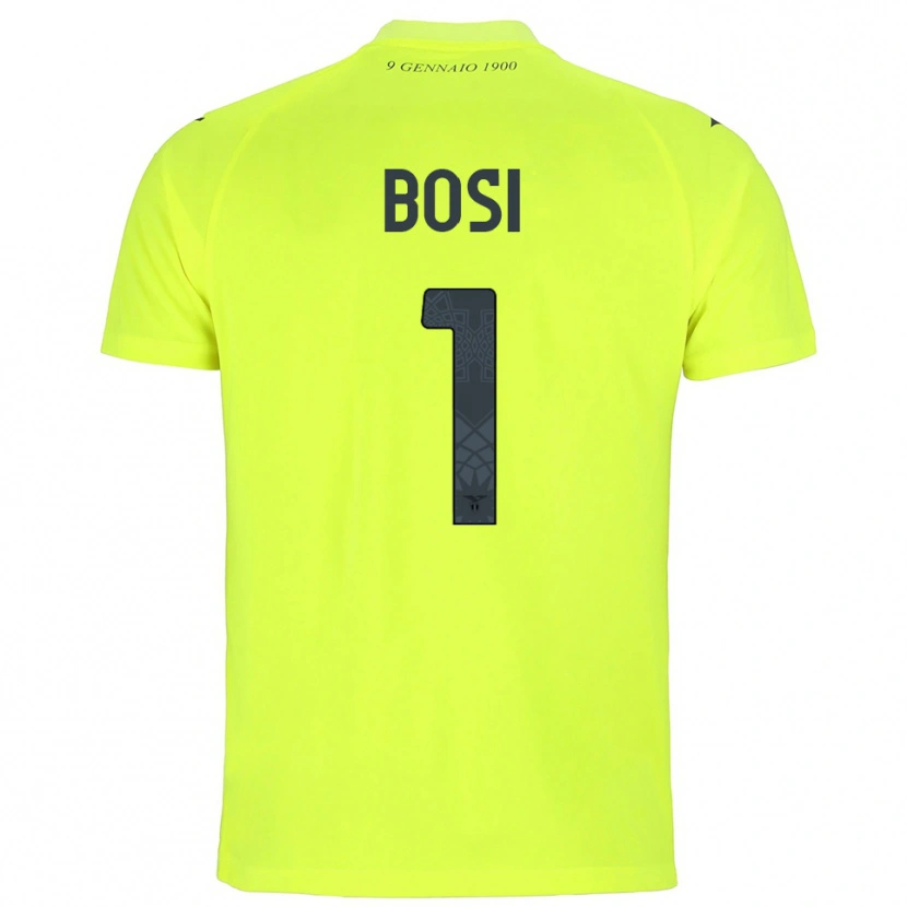 Danxen Dames Gioele Bosi #1 Fluorescerend Groen Keepersshirt 2025/26 T-Shirt