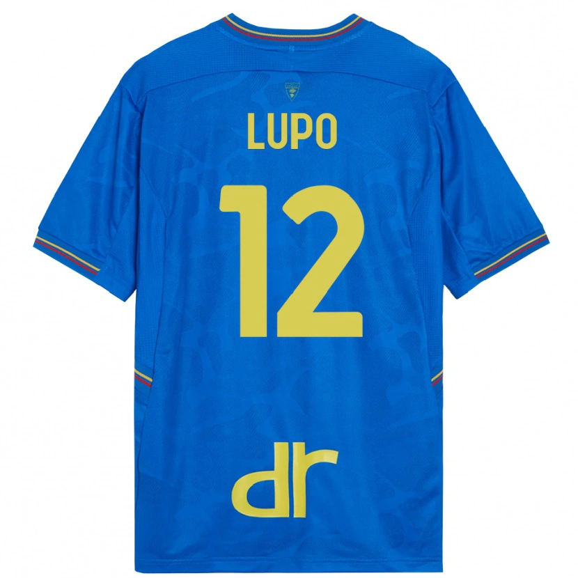 Danxen Dames Christian Lupo #12 Koninklijk Blauw Bruin Keepersshirt 2025/26 T-Shirt