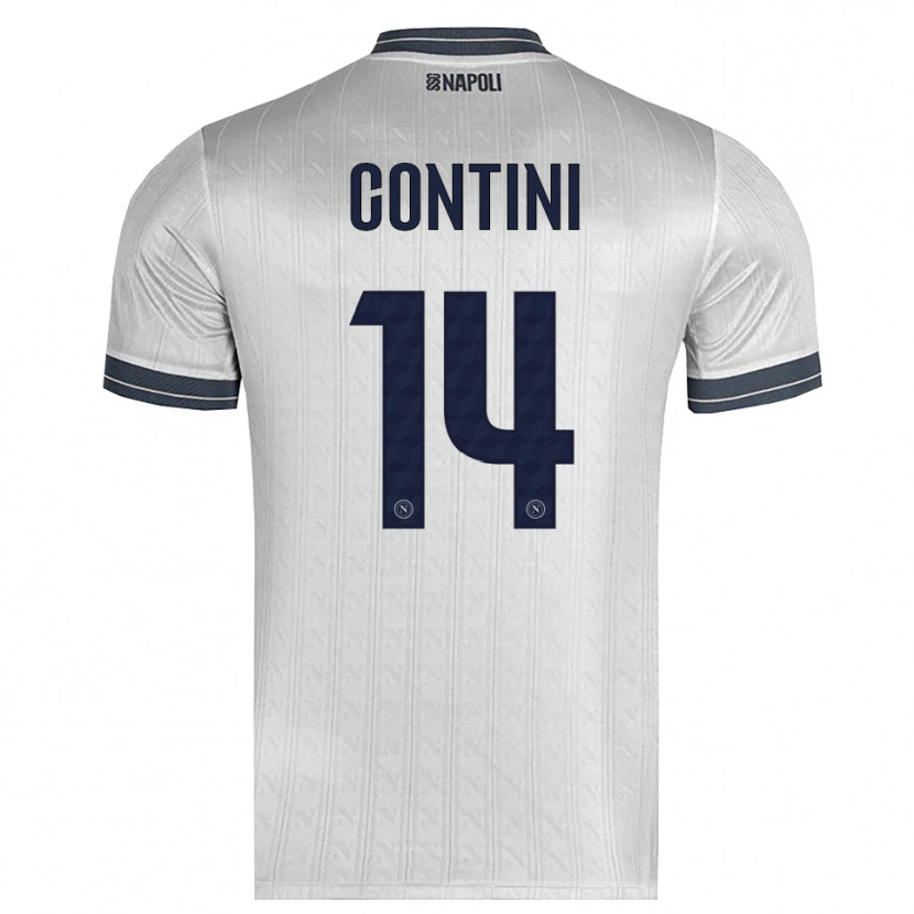 Danxen Dames Nikita Contini #14 Lichtgrijs Keepersshirt 2025/26 T-Shirt