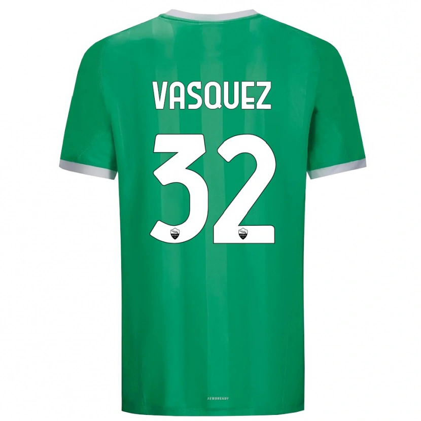 Danxen Dames Devis Vásquez #32 Groen Wit Keepersshirt 2025/26 T-Shirt