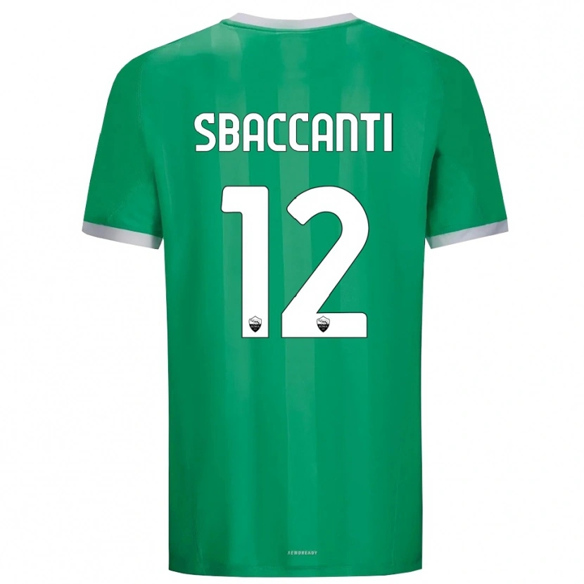 Danxen Dames Christian Sbaccanti #12 Groen Wit Keepersshirt 2025/26 T-Shirt