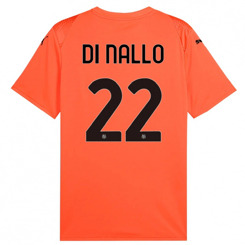 Danxen Dames Erica Di Nallo #22 Oranje Zwart Keepersshirt 2025/26 T-Shirt