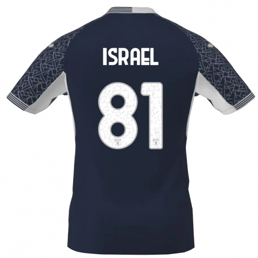 Danxen Dames Franco Israel #81 Blauw Zwart Wit Keepersshirt 2025/26 T-Shirt
