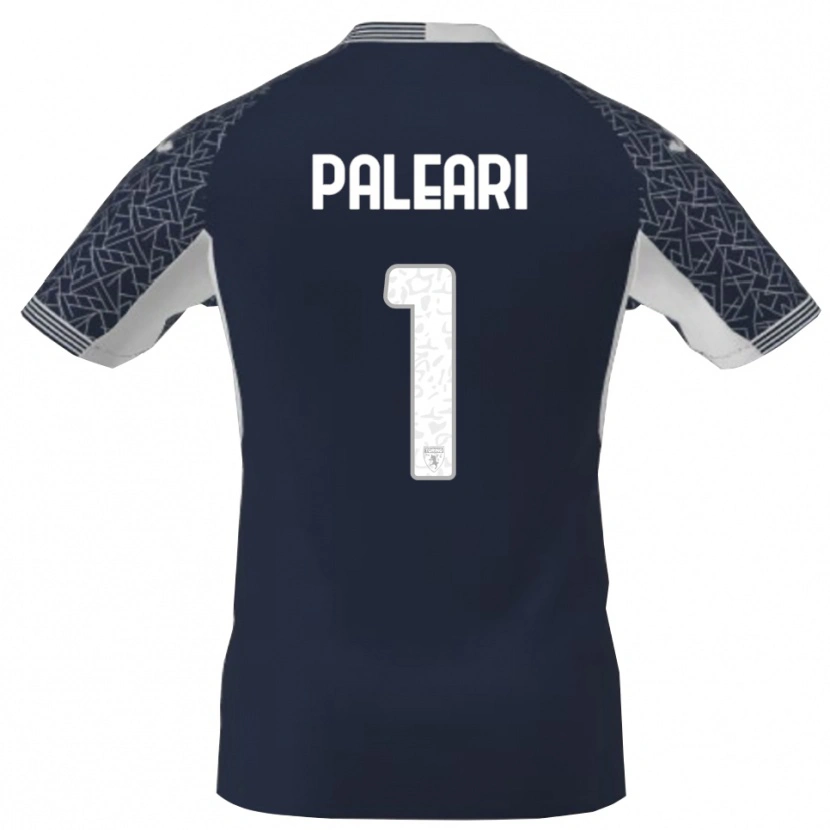 Danxen Dames Alberto Paleari #1 Blauw Zwart Wit Keepersshirt 2025/26 T-Shirt