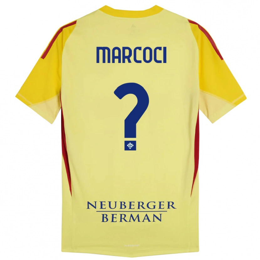 Danxen Dames Alexandru Marcoci #0 Licht Geel Zwart Keepersshirt 2025/26 T-Shirt
