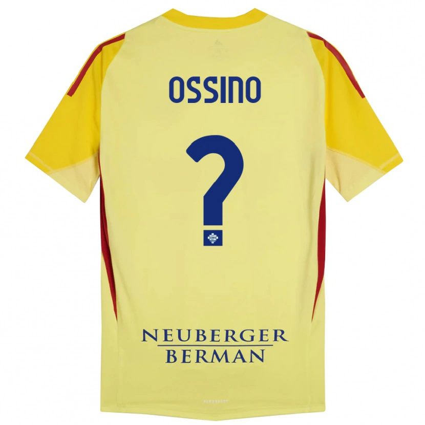 Danxen Dames Daniel Ossino #0 Licht Geel Zwart Keepersshirt 2025/26 T-Shirt