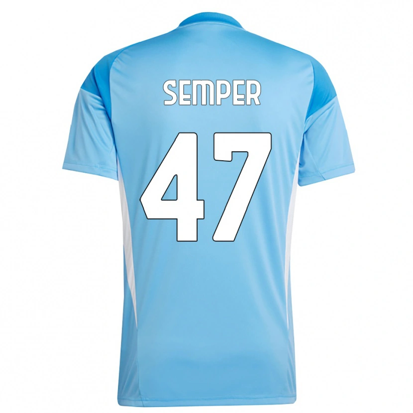 Danxen Dames Adrian Semper #47 Hemelsblauw Wit Keepersshirt 2025/26 T-Shirt
