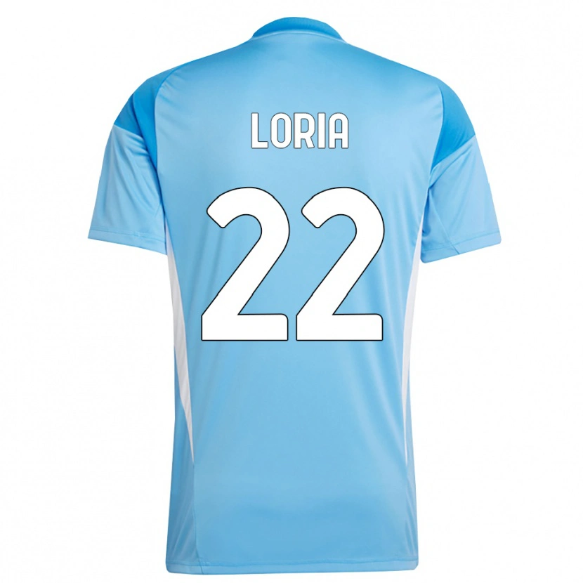 Danxen Dames Leonardo Loria #22 Hemelsblauw Wit Keepersshirt 2025/26 T-Shirt