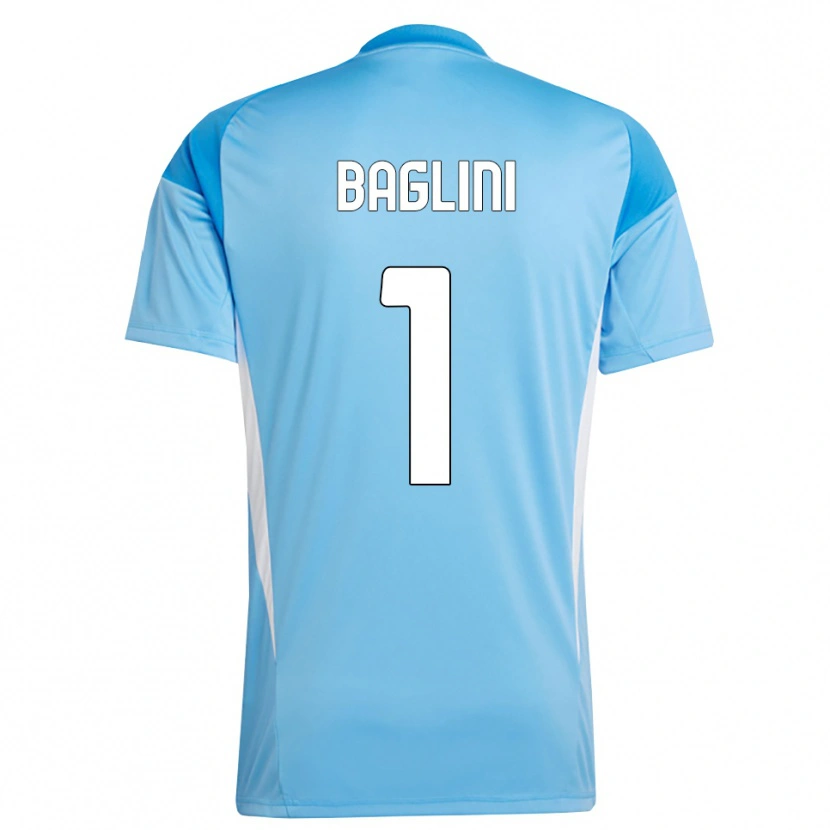 Danxen Dames Giacomo Baglini #1 Hemelsblauw Wit Keepersshirt 2025/26 T-Shirt