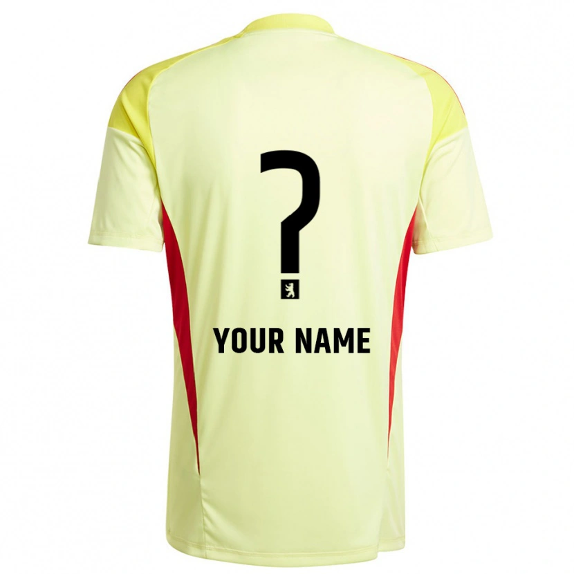 Danxen Dames 1. FC Union Berlin Licht Geel Zwart Keepersshirt 2025/26 T-Shirt