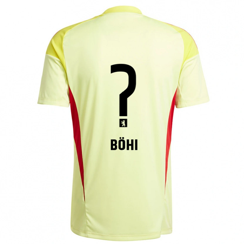Danxen Dames Nadine Böhi #0 Licht Geel Zwart Keepersshirt 2025/26 T-Shirt