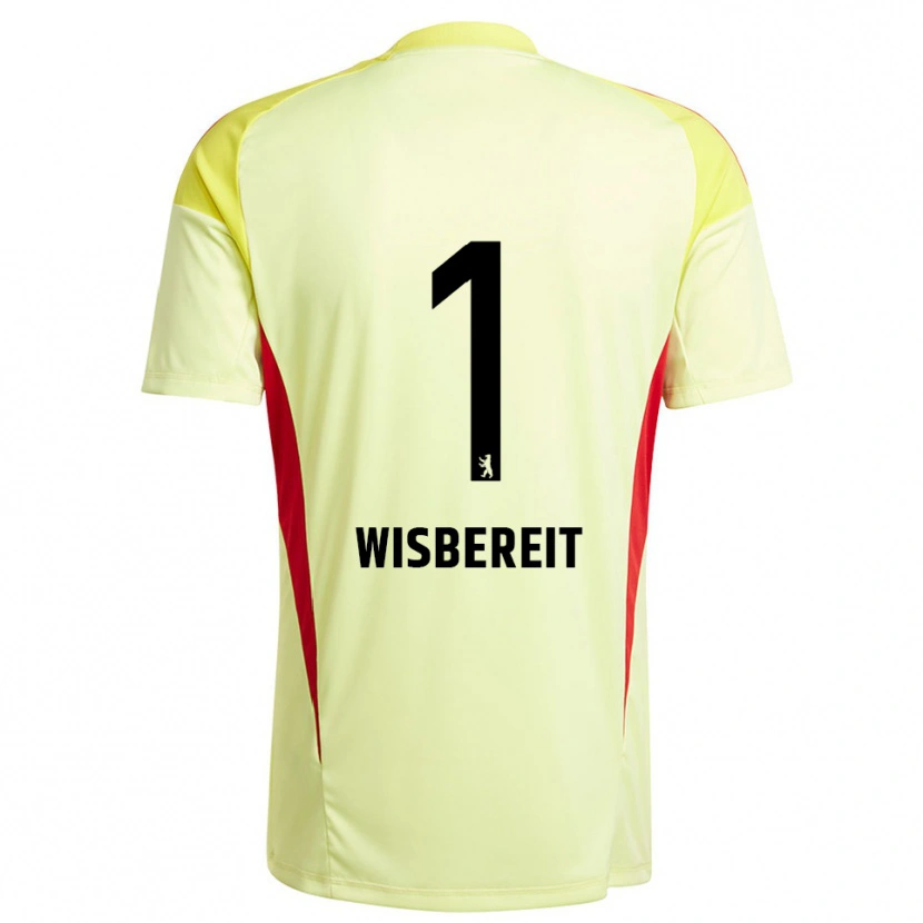 Danxen Dames Tom Wisbereit #1 Licht Geel Zwart Keepersshirt 2025/26 T-Shirt