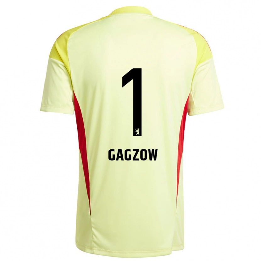 Danxen Dames Fritz Gagzow #1 Licht Geel Zwart Keepersshirt 2025/26 T-Shirt