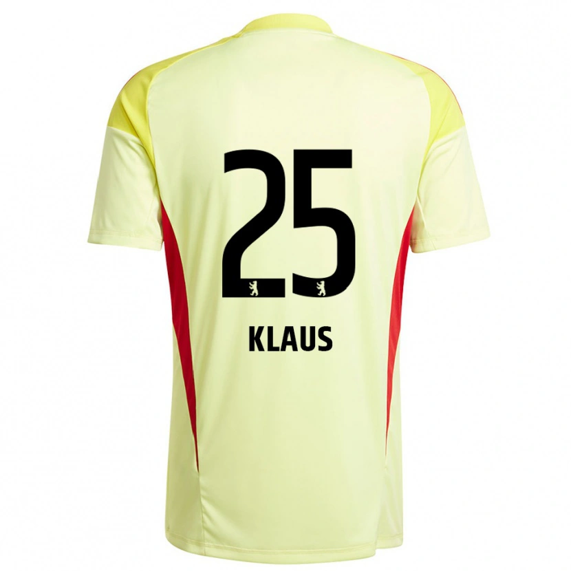 Danxen Dames Carl Klaus #25 Licht Geel Zwart Keepersshirt 2025/26 T-Shirt