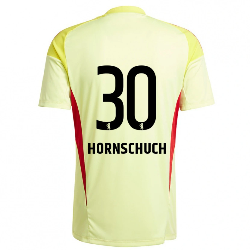 Danxen Dames Sarah Hornschuch #30 Licht Geel Zwart Keepersshirt 2025/26 T-Shirt