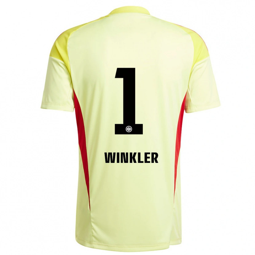 Danxen Dames Sophia Winkler #1 Licht Geel Zwart Keepersshirt 2025/26 T-Shirt