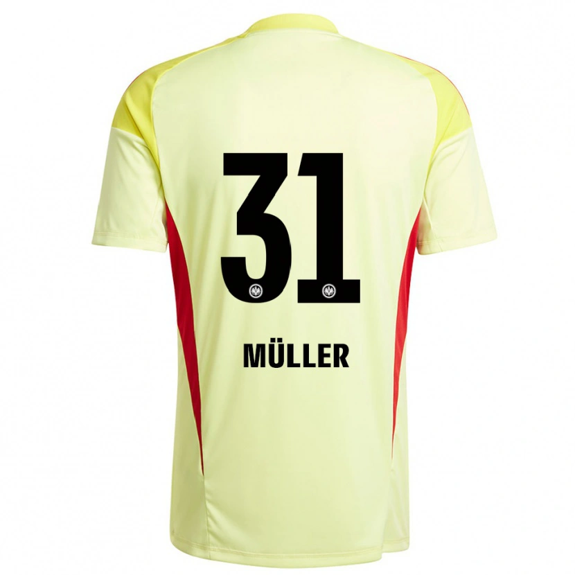 Danxen Dames Laurin Müller #31 Licht Geel Zwart Keepersshirt 2025/26 T-Shirt