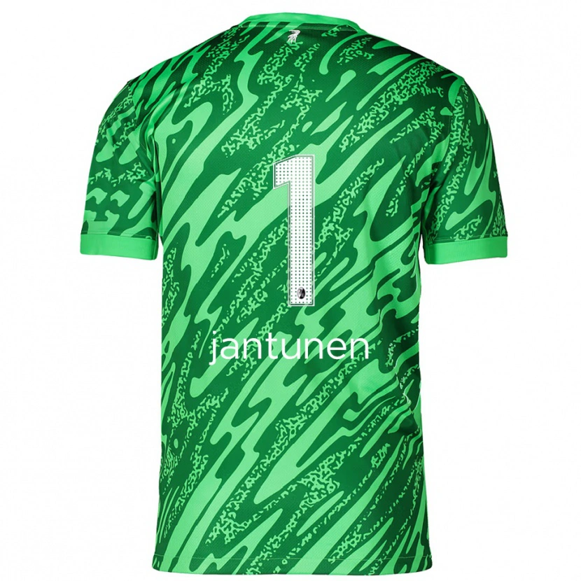 Danxen Dames Jaaso Jantunen #1 Groen Wit Keepersshirt 2025/26 T-Shirt