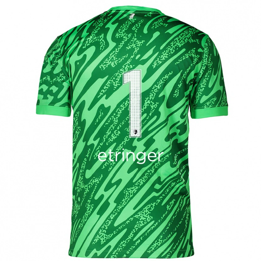 Danxen Dames Elias Etringer #1 Groen Wit Keepersshirt 2025/26 T-Shirt
