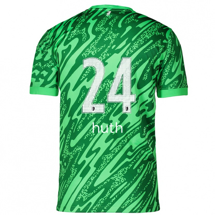 Danxen Dames Jannik Huth #24 Groen Wit Keepersshirt 2025/26 T-Shirt