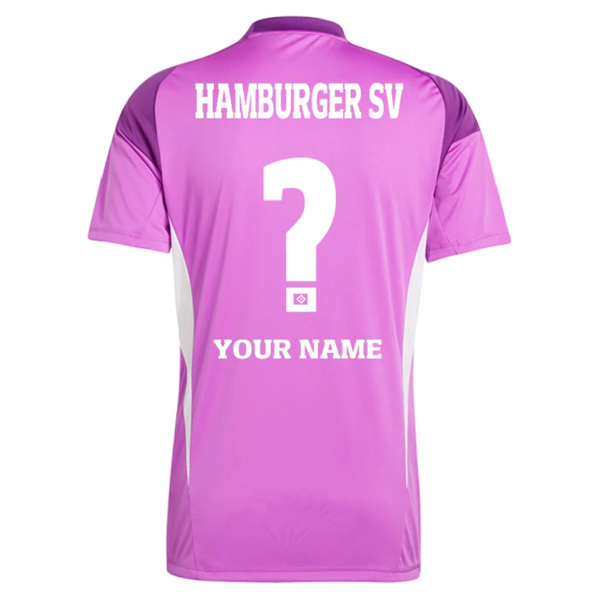 Danxen Dames Hamburger SV Lila Wit Paars Keepersshirt 2025/26 T-Shirt