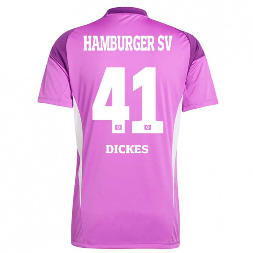 Danxen Dames Fernando Dickes #41 Lila Wit Paars Keepersshirt 2025/26 T-Shirt
