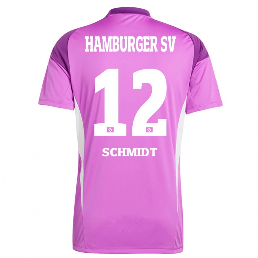 Danxen Dames Bennet Schmidt #12 Lila Wit Paars Keepersshirt 2025/26 T-Shirt