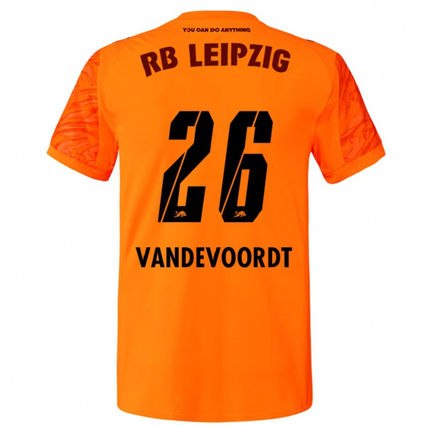 Danxen Dames Maarten Vandevoordt #26 Oranje Rood Keepersshirt 2025/26 T-Shirt