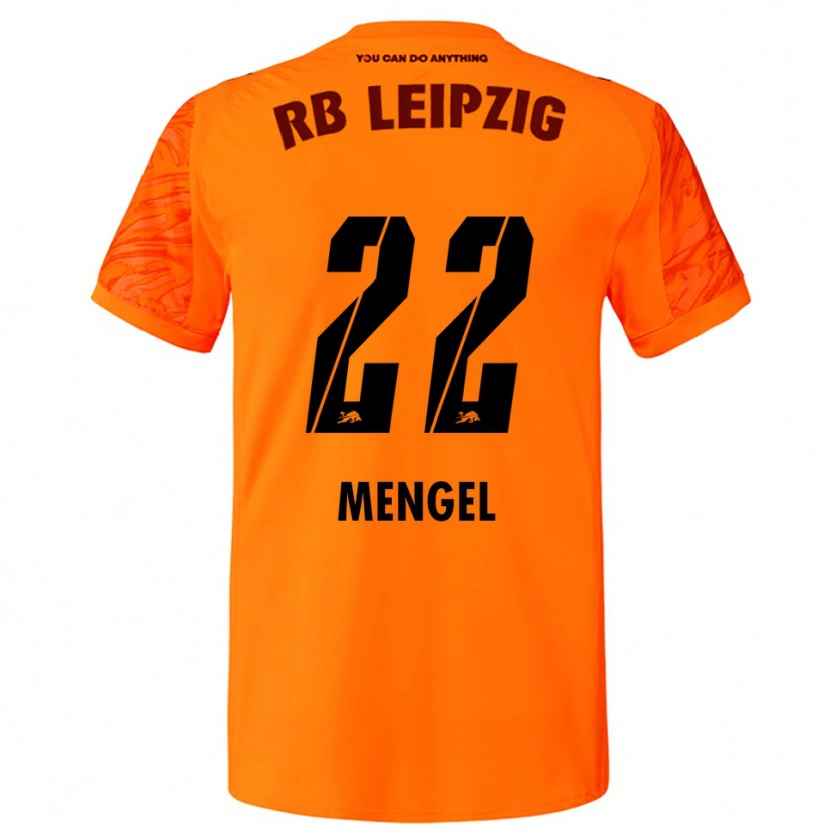 Danxen Dames Luca Mengel #22 Oranje Rood Keepersshirt 2025/26 T-Shirt