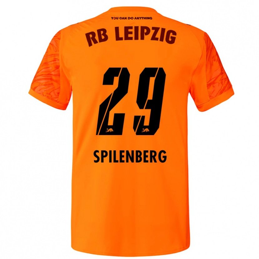Danxen Dames Maja Spilenberg #29 Oranje Rood Keepersshirt 2025/26 T-Shirt
