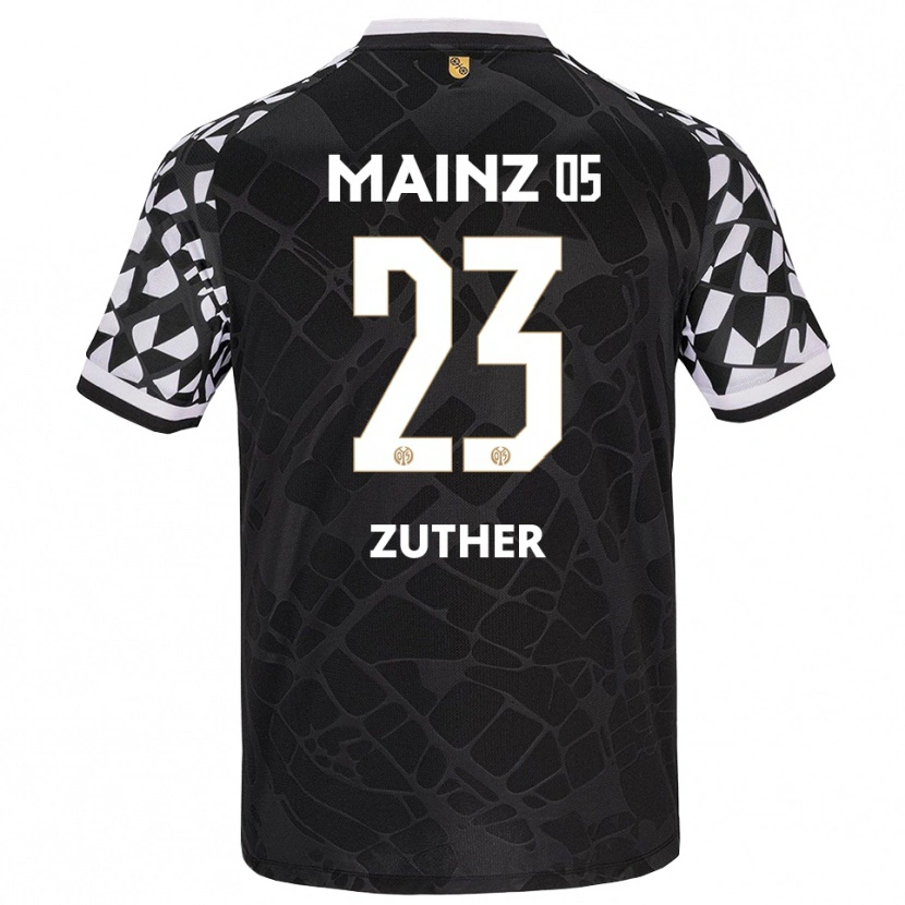 Danxen Dames Pit Zuther #23 Zwart Wit Keepersshirt 2025/26 T-Shirt