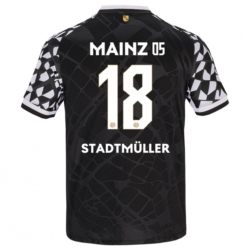 Danxen Dames Elias Stadtmüller #18 Zwart Wit Keepersshirt 2025/26 T-Shirt