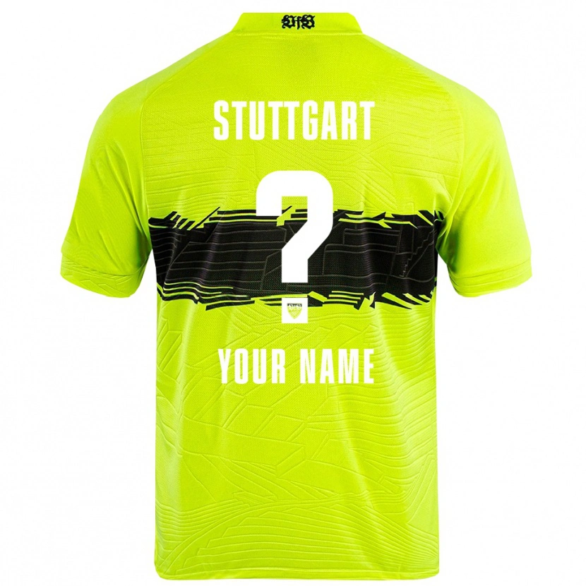Danxen Dames VfB Stuttgart Groen Geel Zwart Keepersshirt 2025/26 T-Shirt