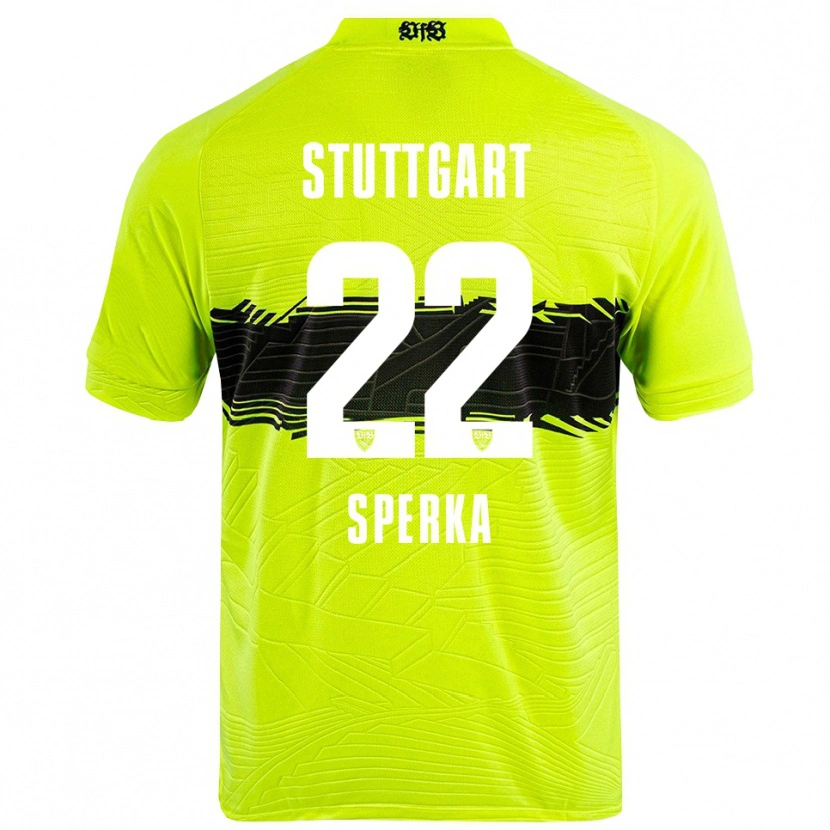 Danxen Dames Bastian Sperka #22 Groen Geel Zwart Keepersshirt 2025/26 T-Shirt
