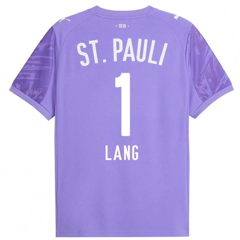 Danxen Dames Christoph Lang #1 Medium Paars Zwart Keepersshirt 2025/26 T-Shirt