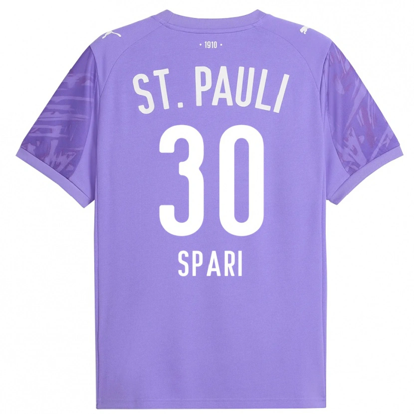 Danxen Dames Simon Spari #30 Medium Paars Zwart Keepersshirt 2025/26 T-Shirt