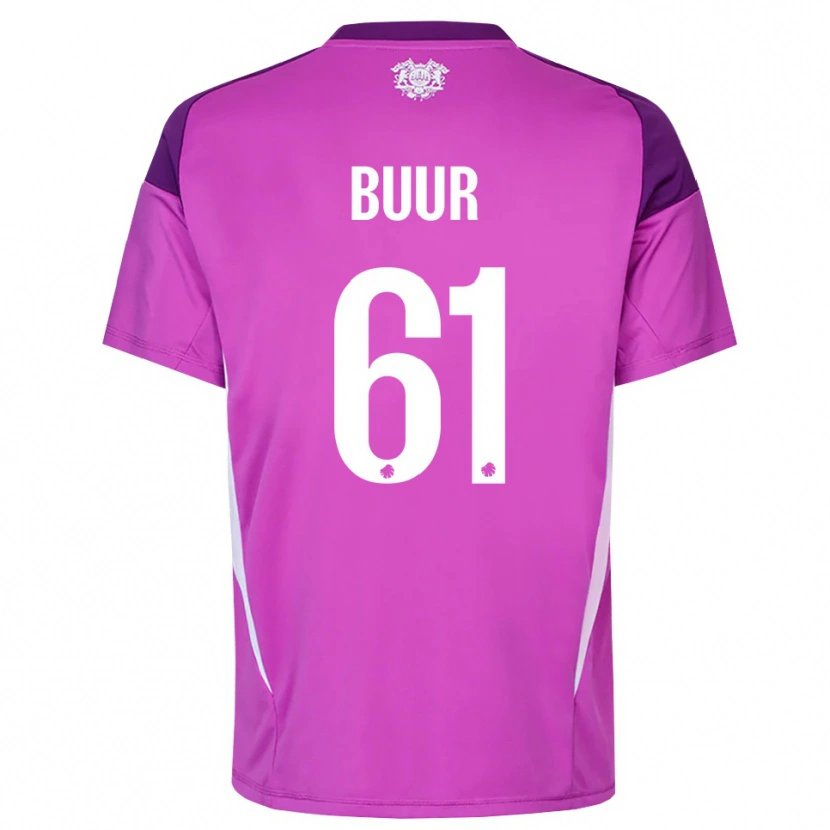 Danxen Dames Oscar Buur #61 Lila Paars Wit Keepersshirt 2025/26 T-Shirt