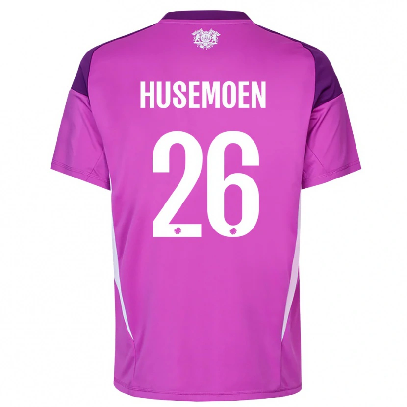 Danxen Dames Astrid Husemoen #26 Lila Paars Wit Keepersshirt 2025/26 T-Shirt