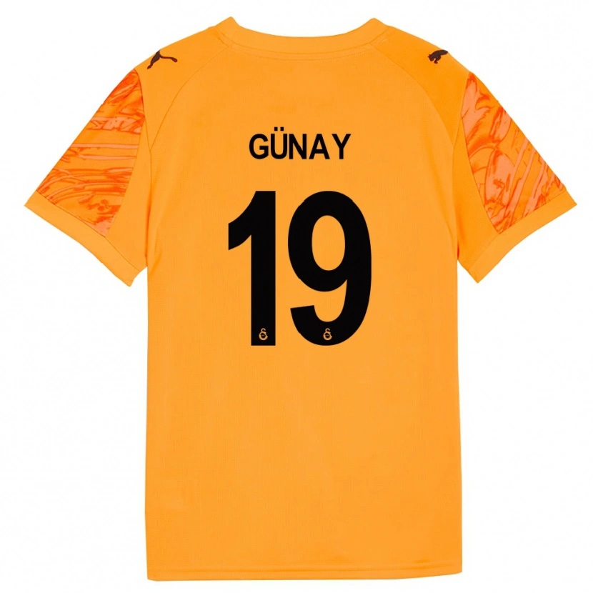 Danxen Dames Günay Güvenç #19 Donker Oranje Zwart Keepersshirt 2025/26 T-Shirt