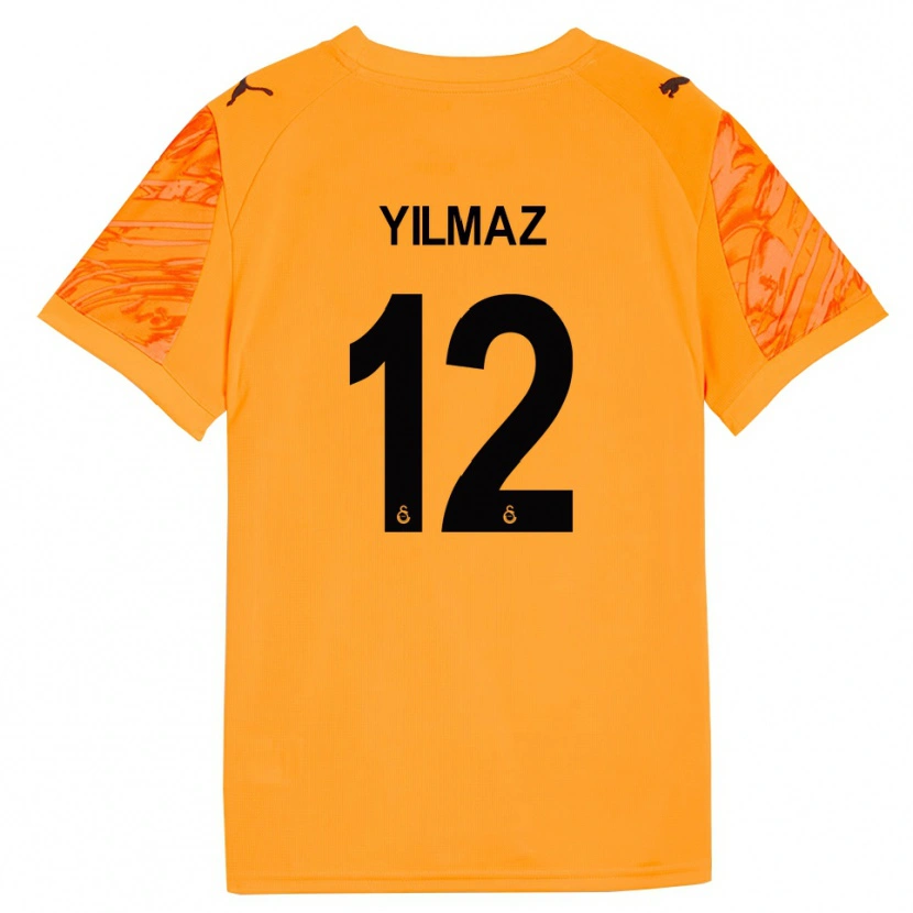 Danxen Dames Arda Yılmaz #12 Donker Oranje Zwart Keepersshirt 2025/26 T-Shirt