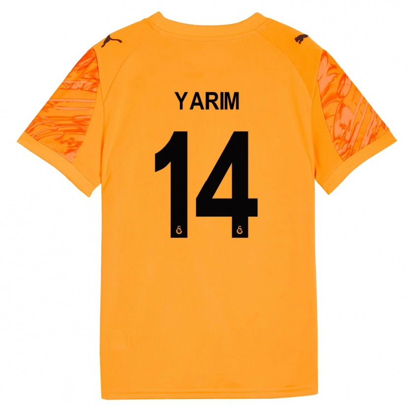 Danxen Dames Esra Yarım #14 Donker Oranje Zwart Keepersshirt 2025/26 T-Shirt