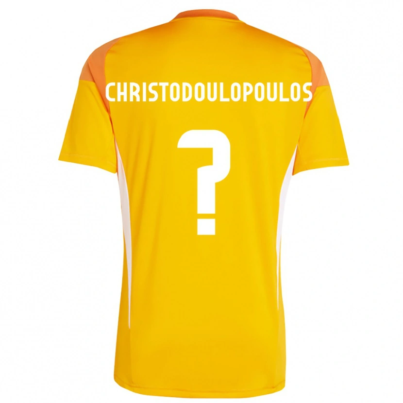 Danxen Dames Giannis Christodoulopoulos #0 Oranje Wit Keepersshirt 2025/26 T-Shirt